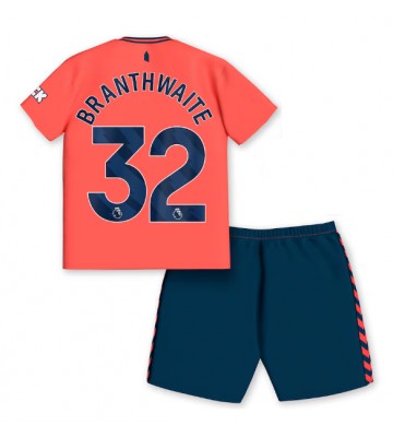 Everton Jarrad Branthwaite #32 Replika Babytøj Udebanesæt Børn 2023-24 Kortærmet (+ Korte bukser)